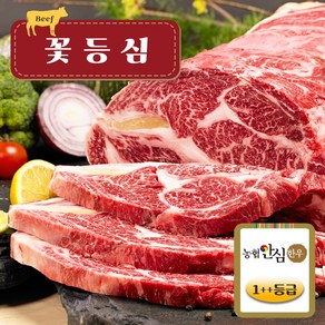 [농협안심한우] 투뿔(1++) 한우 꽃등심  구이, 1개, 500g