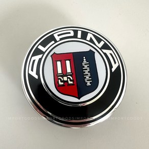 ALPINA 알피나 BMW 휠캡 E바디 F바디 68mm 클립형 1대분 4개세트, 4개