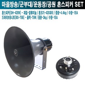 마을방송 군부대 방송용 혼스피커 SH-420N-BS-75B