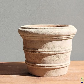 식물시간 hat clay pot 베트남 원형 토분 수제분, 1개