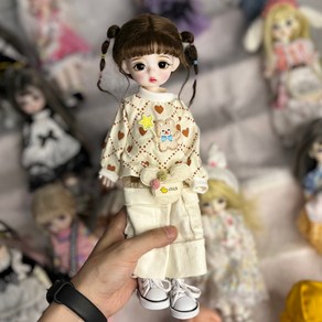 관절인형 사람 인형 구관 육일돌 여자 인형돌 구체관절 윙키돌 미니돌 키덜트 bjd 30cm, S, 1개