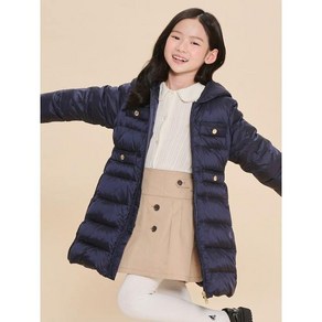 [정품] 빈폴키즈 [시즌오프30%][BEANPOLE KIDS] 여아 덕다운 롱패딩 네이비 (BI4838G03R) 트렌디한