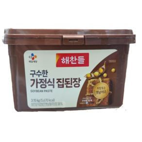 해찬들 구수한 가정식집 된장, 1개, 3.15kg