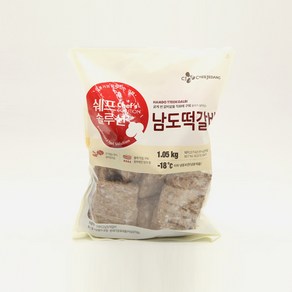 CJ 백설 냉동 쉐프솔루션 남도떡갈비 1.05kg, 1개