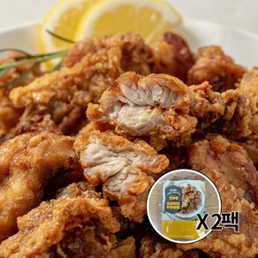 22년전통 후라이드치킨 500g (1KG) 치킨 가라아게 닭강정, 2개