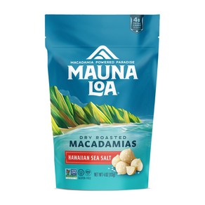 Mauna Loa 드라이 로스티드 마카다미아 하와이안 씨 솔트 113 g, 113g, 1개