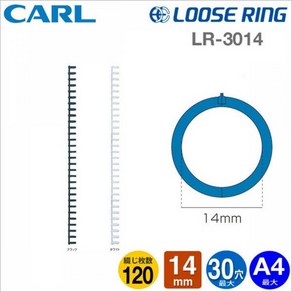 wIGGLE_CARL 루즈링 14mm 블랙 3개입, 14mm-블랙