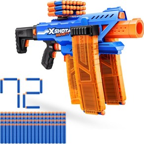 엑스샷 XSHOT 인새니티 전동 클립 매니아 마니아 다트 블래스터 볼트 다트총 장난감총 에어 포켓, 1개