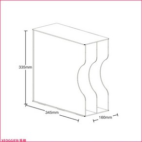 투명 아크릴 엘피판 랙 LP보관함 먼지방지 클래식 디스크 상자 보관함 CD 수납함 수납장, 01.2칸