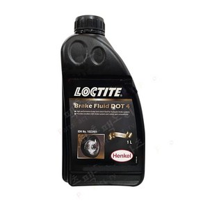 LOCTITE 록타이트 브레이크오일 1L (1000ml) DOT4 클러치액 ABS 록타이트 브레이크오일, 1개