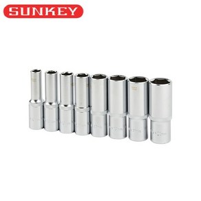 SUNKEY 썬키 롱핸드소켓세트 SHS-12L 1-2인치 8PCS, 1세트