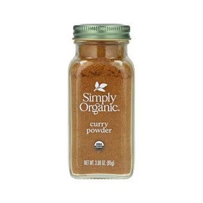 Simply Oganic 심플리오가닉 카레 가루 커리 파우더, 85g, 1개