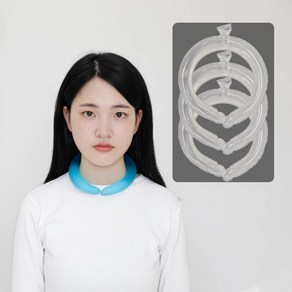 쿨링17 [ 1+1+1 ] 3개 1SET 아이스 냉각 넥쿨러 얼음목걸이 넥밴드 아이스링 2종, 화이트3SET, 일반형