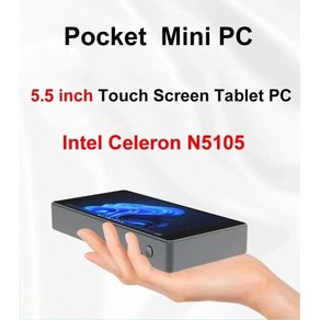 UMPC 미니 휴대용 포켓 게임기 콘솔 SZBOX JX2 PC 게이머 컴퓨터 5.5 인치 터치 스크린 태블릿 윈도우 11 셀러론 N5105 8GB 128GB 와이파이 6 BT5., 없음, 18) 8GB No SSD No OS - Celeon