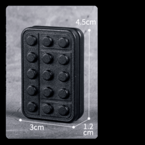 마그네틱 피젯토이 슬라이드 푸시 키덜트 장난감 고급 스트레스해소, 블랙 C타입, 1개