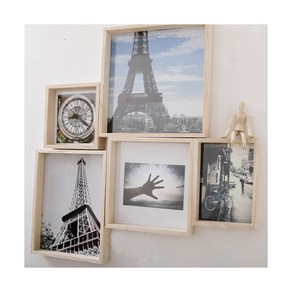 [액자엠] WOOD FRAME 사진관용 원목액자 MO형 5x7인치, 상세 설명 참조, 1개