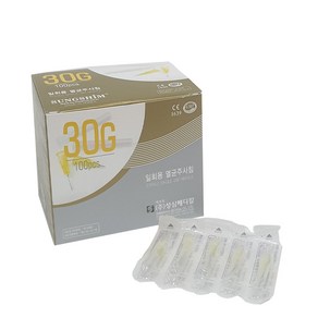 성심 일회용주사바늘 30Gx25mm 100개입, 1개