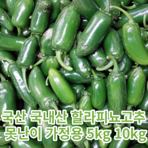 국산 국내산 할라피뇨고추 할라피뇨 가정용 못난이 5kg 10kg 퍼펙트고추 멕시코고추 멕시코 고추 피클용 매운맛 고추 매운고추 할라피뇨피클 매운요리 멕시코풍 맥시코고추, 1개