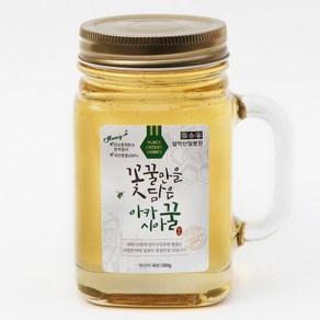 [설악산허니팜] 머그아카시아꿀550g 꽃꿀100%, 550g, 1개