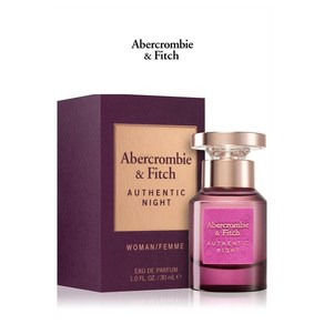 아베크롬비 앤 피치 오 드 퍼퓸 여성 어쎈틱 나이트 우먼 Abecombie & Fitch, 30ml, 1개