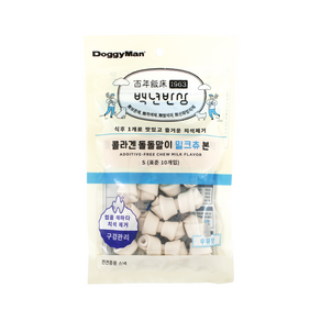 도기맨 콜라겐 돌돌말이 밀크츄 스틱 본 S 10P, 1개, 115g, 우유맛