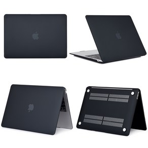 Macbook Ai 13 케이스 노트북 액세서리 Macbook Ai M1 M2 2023 15 Funda Po 14 케이스 M3 2023 Po 16 커버, [00] Matte Black, 1개