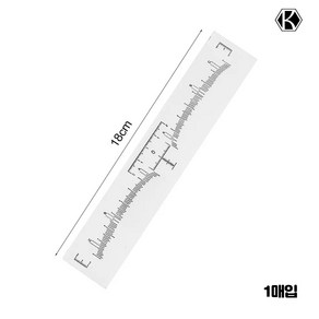 교육용 연습용 쉽게 눈썹그리기 반영구 눈썹디자인 스티커자 1매입, 1개