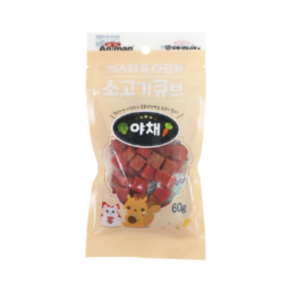 미니애니맨 햄스터&다람쥐 소고기큐브60g -야채 (800686)