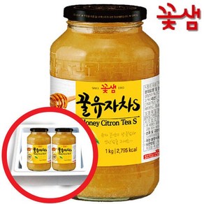 꿀유자차 1kg+안전포장 간식 겨울 아이들 회사 집 휴게실 탕비실 학교 자취필수 과자, 1개, 1개입, 1kg