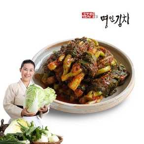 [식품명인 유정임] 돌산갓김치 1kg/2kg/3kg/5kg, 1개, 3kg