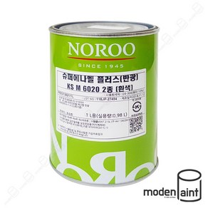 노루페인트 슈퍼 에나멜 플러스 1L 철재 목재 유성 페인트, 아이보리1 (NR 3094), 아래의 조색안내를 꼭 확인하세요., 무광, 1개