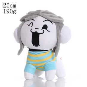 언더 테일 봉제 인형 어린이용 산스 파피루스 장난감 어린이 생일 할로윈 크리스마스 선물, Temmie, 1개
