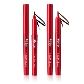 엠시피 1+1 번짐없는 타투 펜 아이라이너, 1개, 1+1 펜 블랙