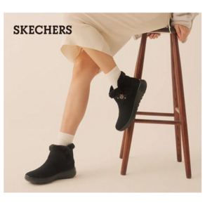 [S]스케쳐스 여성용 Skechers*가을 겨울 꽃자수디자인* 초경량 스노우부츠 앵클부츠(사은품증정)