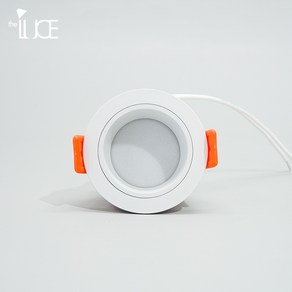 YM 타공 50mm 움푹 다운라이트 3W 천정 LED 매입등, 전구색, 1개, YM 50mm 3W