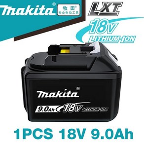 마키타 오리지널 리튬 이온 배터리 교체 BL1830 9A L70 용, 05 Makita 9AhX1---15C, 1개