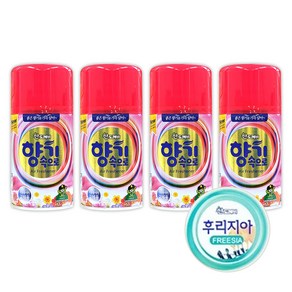 산도깨비 향기속으로 리필용 방향제 후리지아향, 290ml, 4개