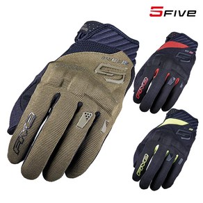 파이브 RS3 EVO 글러브 / 오토바이 4계절 장갑 / 스마트터치 너클 프로텍터 내장 FIVE RS3 EVO GLOVES, 블랙/레드