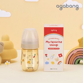 아가방 NC엑스코점 아기자기 귀여운 디자인의 마이페이보릿띵스 PPSU젖병 180ml (노꼭지)