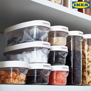 [이케아] IKEA 365 건조식품용기 3size, 1.3L101.340.23+베바라클립903.391.72, 1개