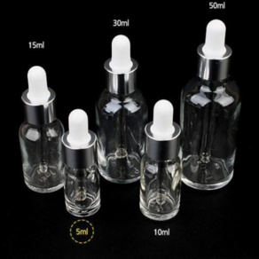 스포이드캡 공병 투명 유리 향수 오일 리필 공병 5m 10ml 15ml 30ml 50ml 택1 유리스포이드병 미니스포이드공병 스포이드공 과학시간, 1개