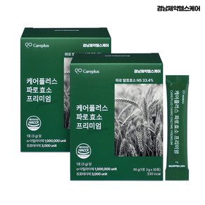 경남제약 헬스케어 케어플러스 식약청인증 파로 효소 프리미엄 30p, 2개, 90g