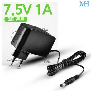 명호전자 7.5V1A 아답터 벽걸이형(ANY0701W-NI) DC 7.5V 1A 어댑터