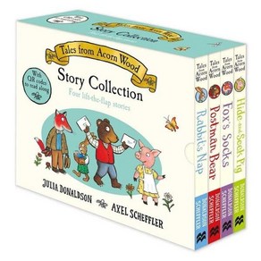 Julia Donaldson Acon Wood 4-book WITH QR audio slipcase : Hide-and-Seek Pig/ Postman B..., Pan MacMillan