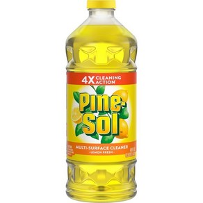 Pine-Sol 파인솔 올 퍼포스 멀티-서페이스 클리너 레몬 프레쉬, 2개, 1.419L