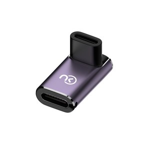 노트킹 USB4.0 C타입 꺾임 젠더 240W PD3.1 고속충전 ㄱ자 ㄴ자 직각 일자 위치 변경 썬더볼트3 8K 지원, E-8, 1개