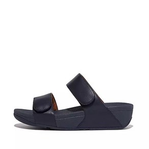 핏플랍 FITFLOP 여성화 루루 가죽 일자 슬리퍼 통굽 샌들 비치화 4cm