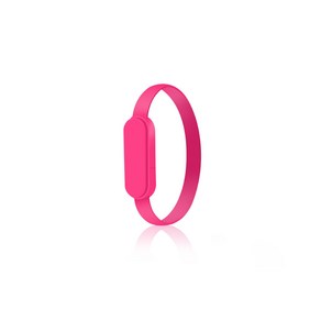 러브심플 USB 휴대용 고속충전 팔찌 케이블 Type-C + IOS (각 1개), 핑크색, 1개