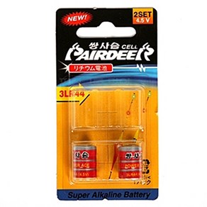 [대성] 쌍사슴 3LR44 (4.5V 2SET), 2개