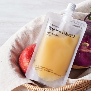 클렌즈주스 착즙주스 못난이마켓, 레드(사과+콜라비), 1박스, 100ml